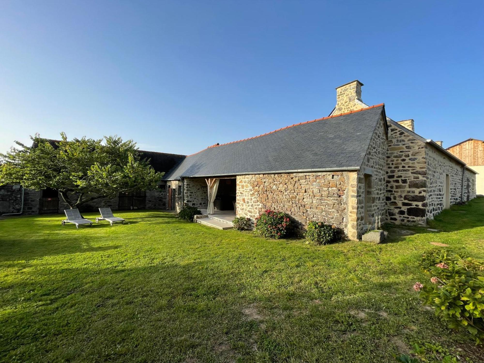 Les Cottages Du Manoir, Jacuzzi -Crozon Luaran gambar